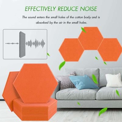 Schalusabsorberende polyester hangend plafond akoestische wandpanelen met feltvezel