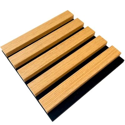 Verminder geluid met moderne polyestervezels Branddekking Geluidsdempend Plafond Houten platen Muur akoestische panelen