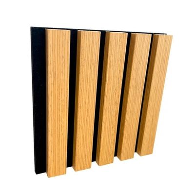 Brand- en geluidsisolatie Houten akoestisch paneel voor wand aanpasbaar ontwerp