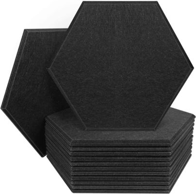 Branddicht hexagonaal geluidsdempend paneel van polyestervezel voor kantoorfilterplaten