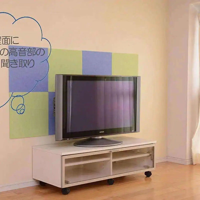 Hign Frequency Sound Absorption felt akoestisch plaatje voor geluidsonderdrukkende wandpanelen